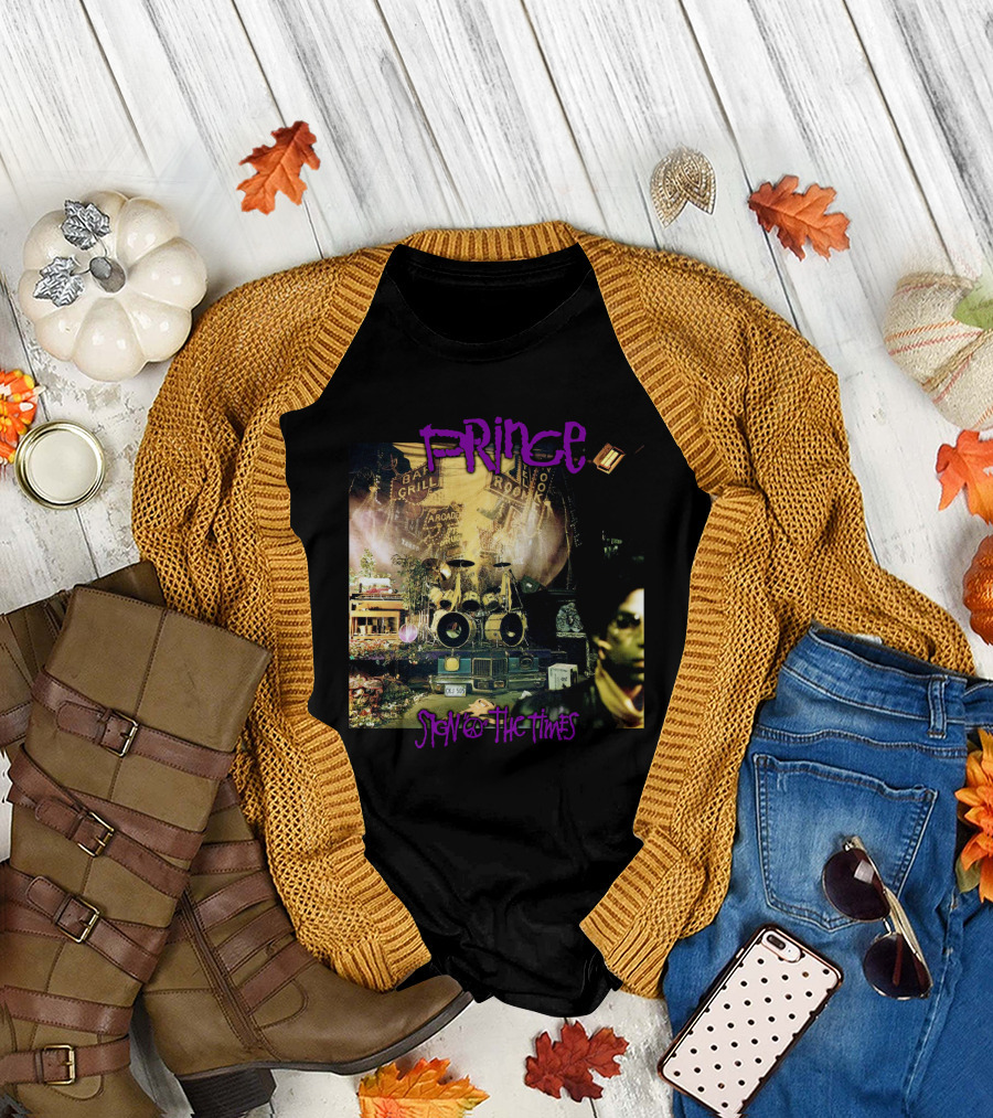 Prince Sign O' The Times Album Art T-Shirt