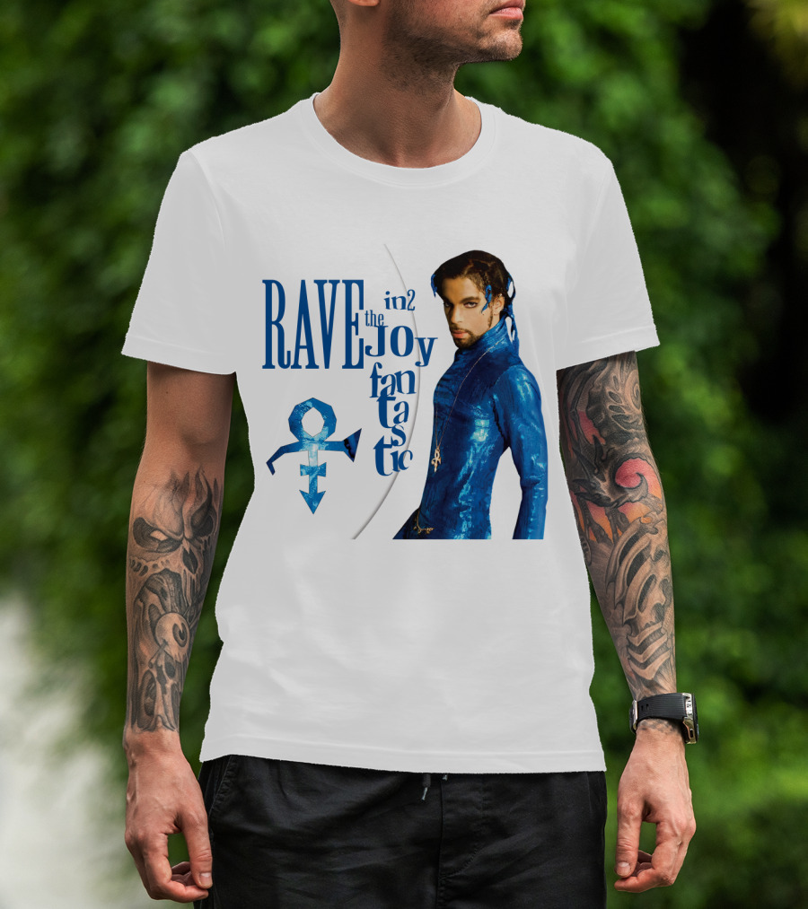 Rave Un2 The Joy Fantastic Prince Symbol Blue Outfit T-Shirt
