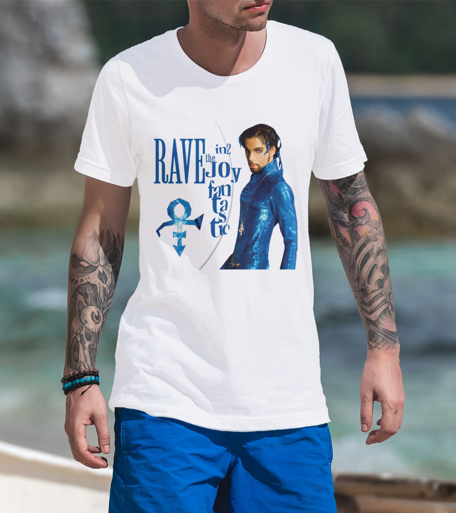 Rave Un2 The Joy Fantastic Prince Symbol Blue Outfit T-Shirt