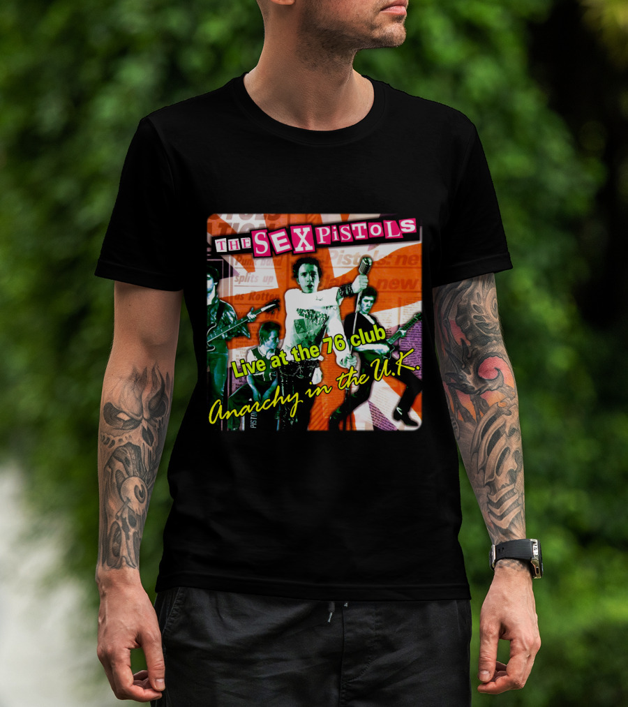 The Sex Pistols Live At The 76 Club Anarchy In The U.k. T-Shirt