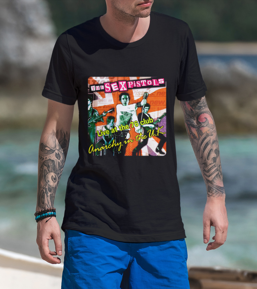 The Sex Pistols Live At The 76 Club Anarchy In The U.k. T-Shirt