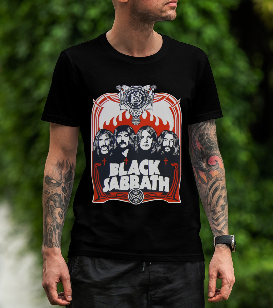 Black Sabbath Band Portrait Bs T-Shirt