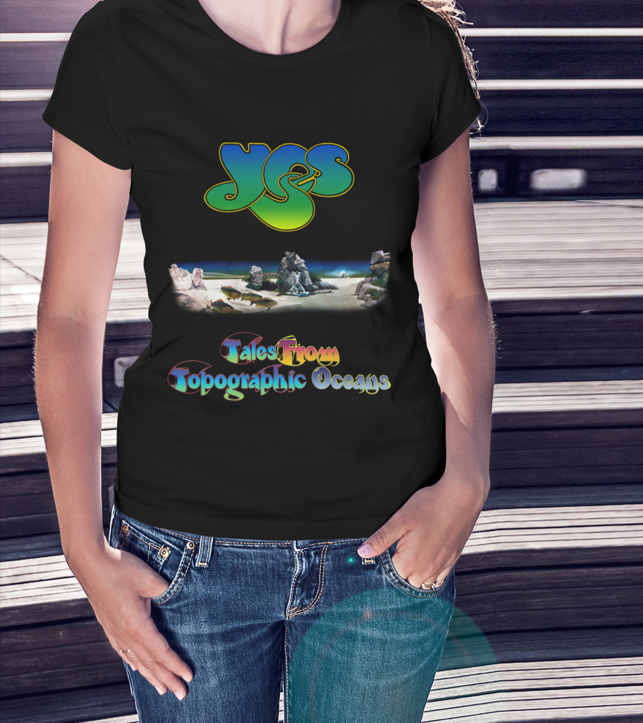 Yes Tales From Topographic Oceans Album Cover Art T-Shirt
