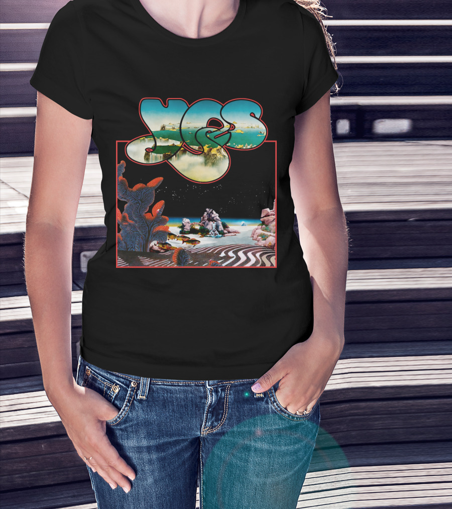 Yes Roger Dean Classic Album Art Ocean Landscape T-Shirt