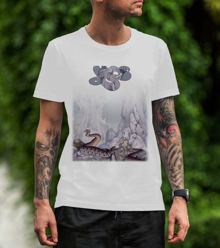Yes Album 44 Roger Dean Art Snake T-Shirt