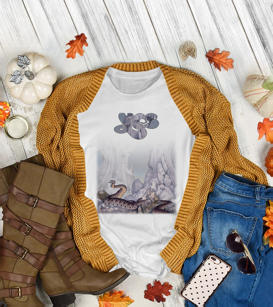 Yes Album 44 Roger Dean Art Snake T-Shirt