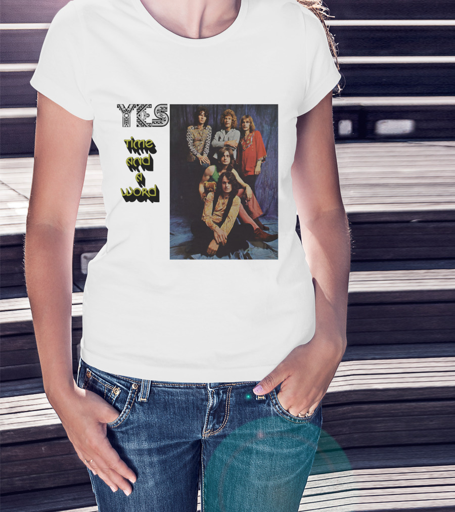 Yes Time And A Word Band Photo T-Shirt