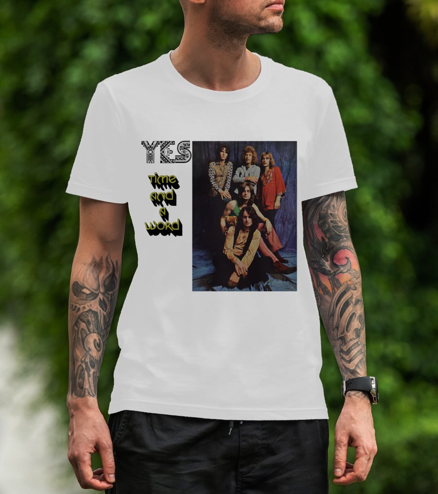Yes Time And A Word Band Photo T-Shirt