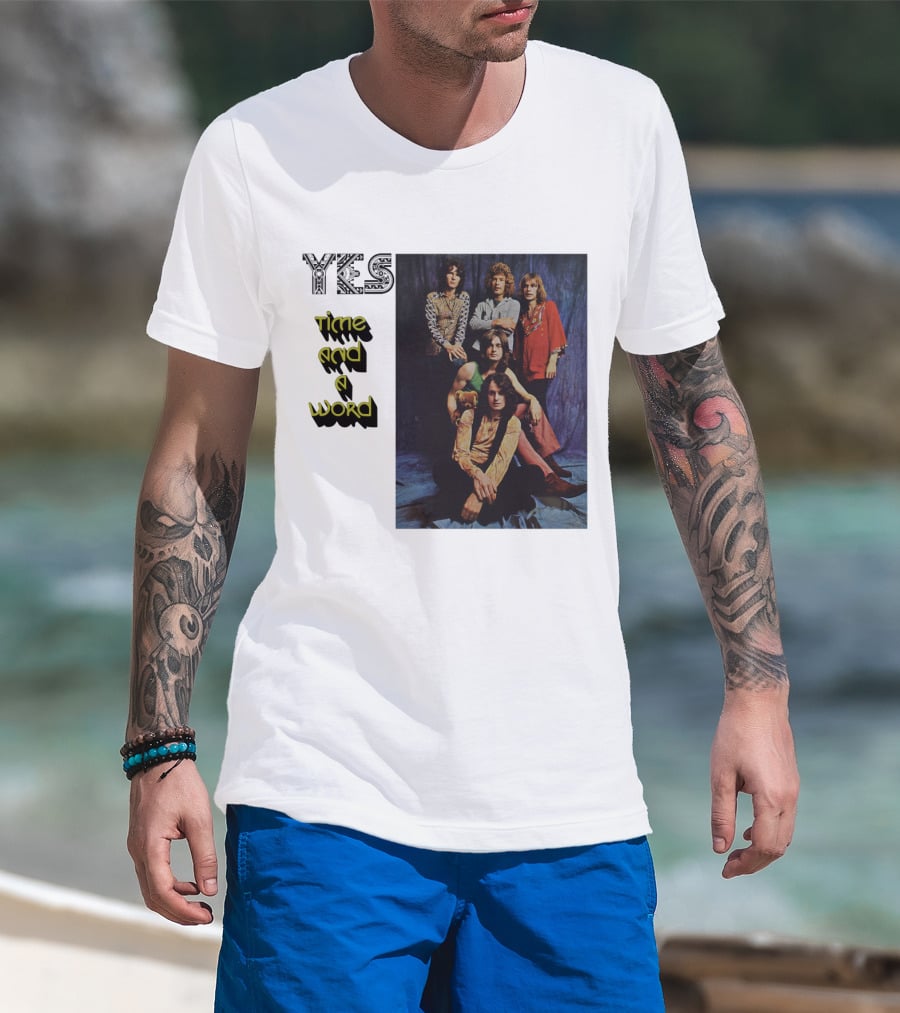 Yes Time And A Word Band Photo T-Shirt