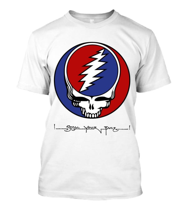 Gd Steal Your Face Skull T-Shirt