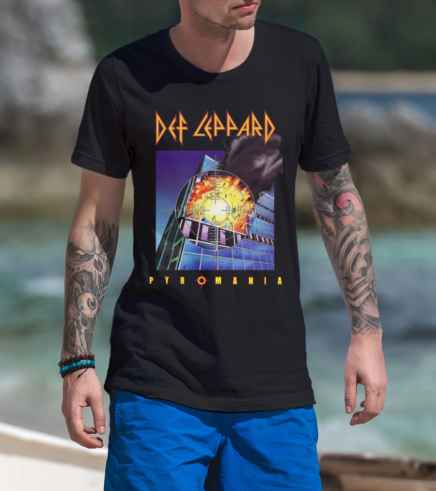 Def Leppard Pyromania Explosion T-Shirt