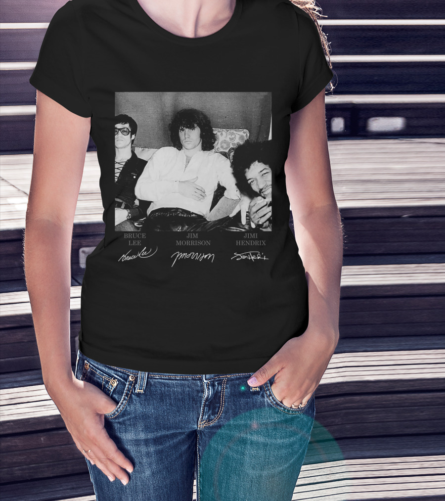 Bruce Lee Jim Morrison Jimi Hendrix T-Shirt