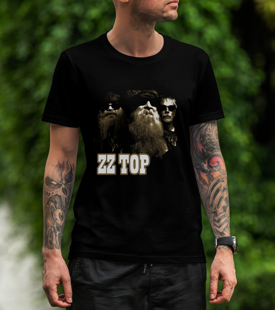 Zz Top Band Portrait T-Shirt