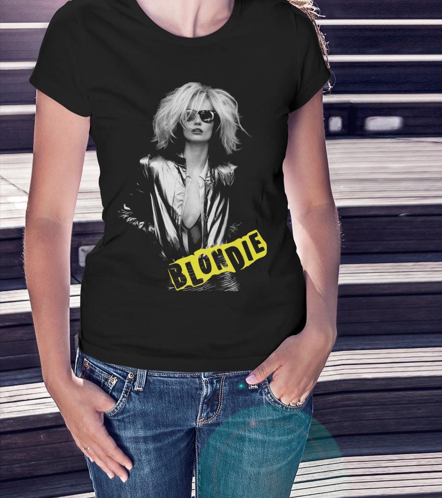Blondie Silver Jacket And Sunglasses Iconic T-Shirt