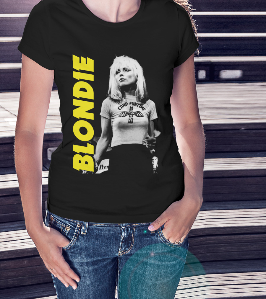 Blondie Camp Funtime Black And White T-Shirt