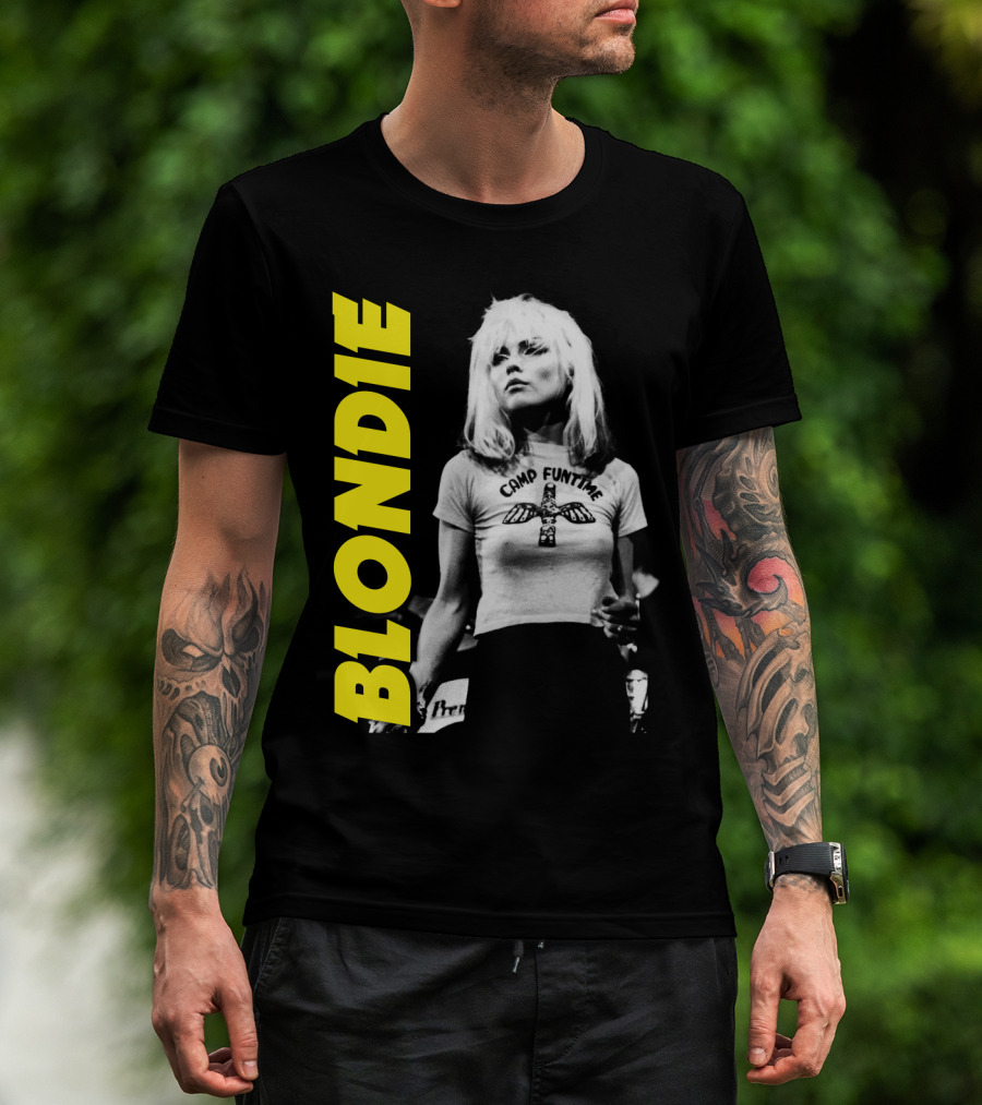 Blondie Camp Funtime Black And White T-Shirt