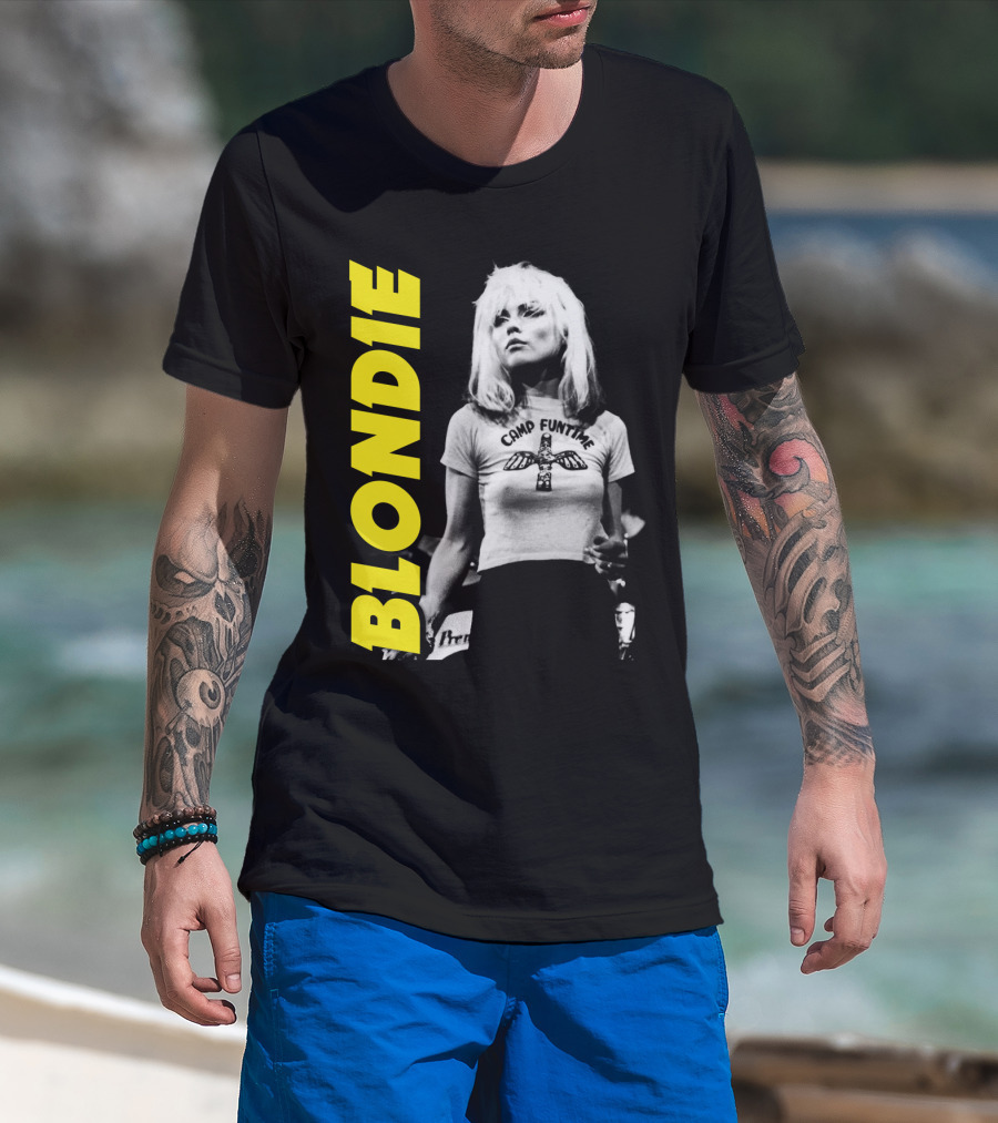 Blondie Camp Funtime Black And White T-Shirt
