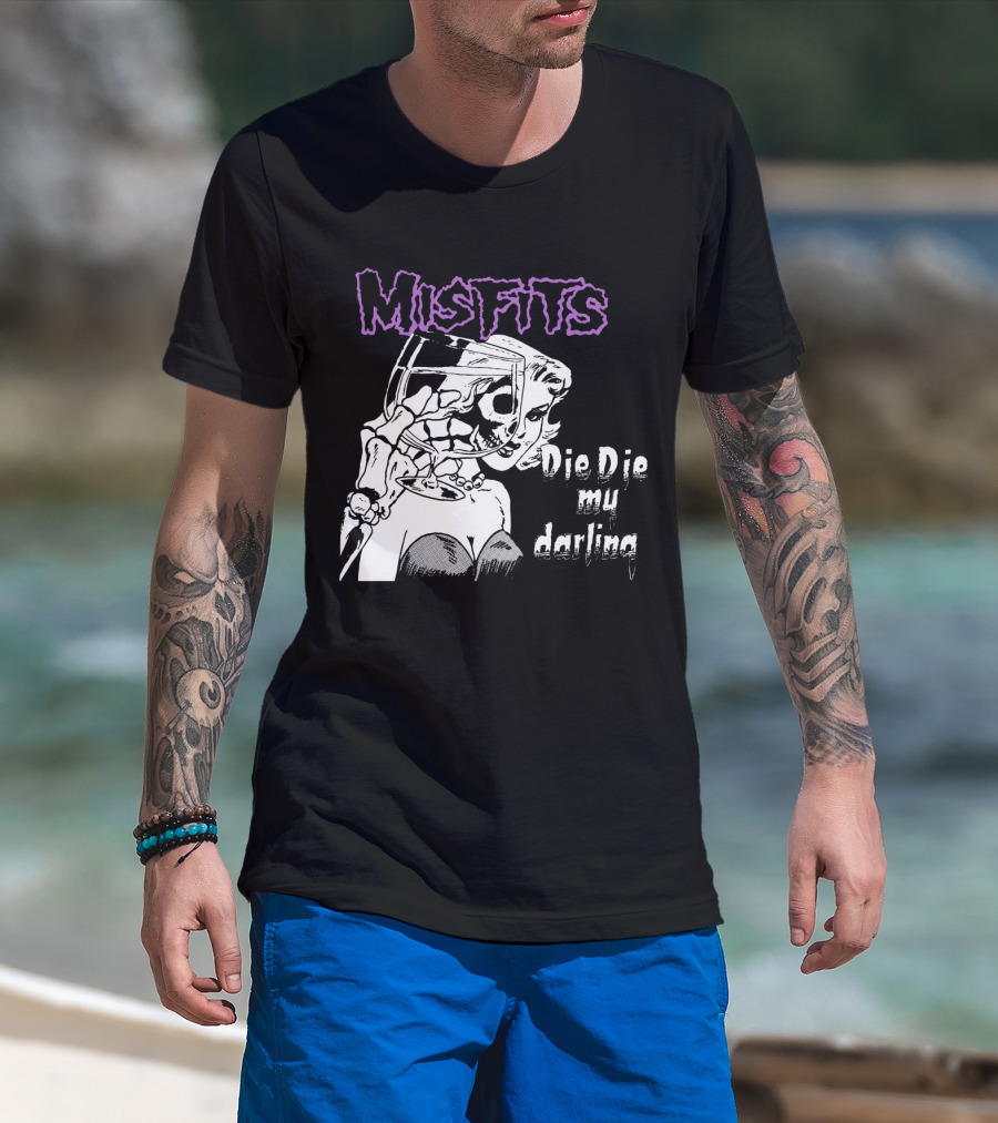 Misfits Die Die My Darling Vintage Comic Style Artwork T-Shirt