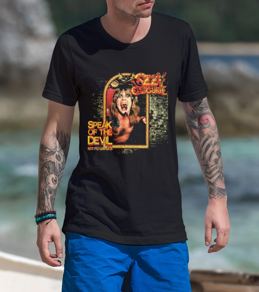 Ozzy Osbourne Speak Of The Devil Ritz 1982 Complete T-Shirt