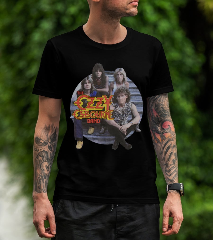 The Ozzy Osbourne Band Vintage Concert Tour Photo T-Shirt