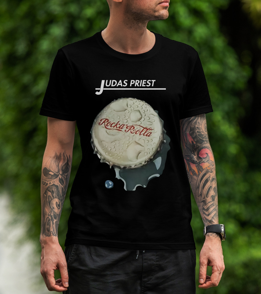 Judas Priest Rocka Rolla Bottle Cap T-Shirt