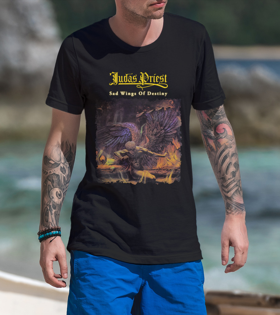 Judas Priest Sad Wings Of Destiny Angelic T-Shirt