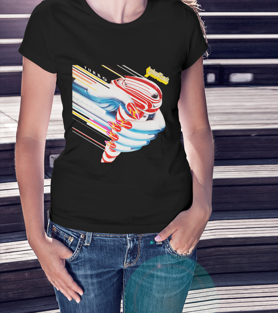 Judas Priest Turbo Album Art 1986 T-Shirt