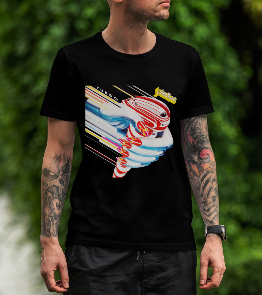 Judas Priest Turbo Album Art 1986 T-Shirt