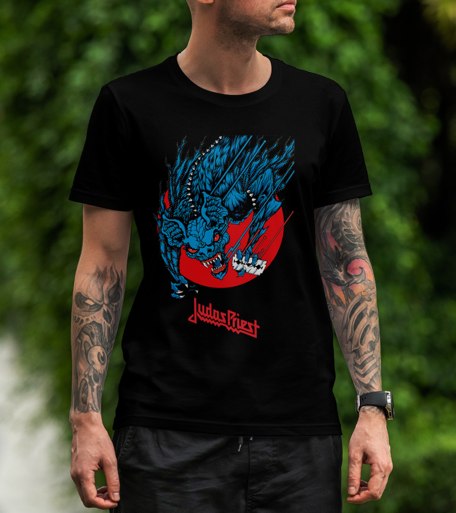 Judas Priest Screaming For Vengeance Flying Creature Art T-Shirt