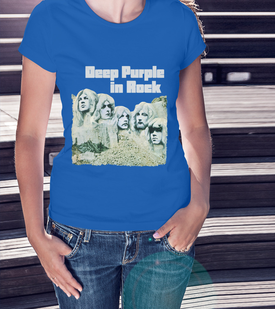 Deep Purple In Rock Mount Rushmore Album Art T-Shirt