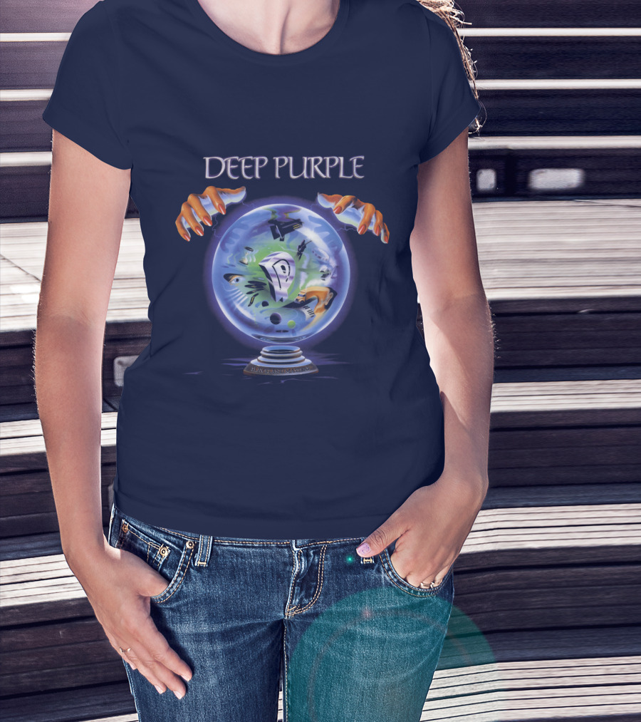 Deep Purple Mystic Globe Artwork T-Shirt