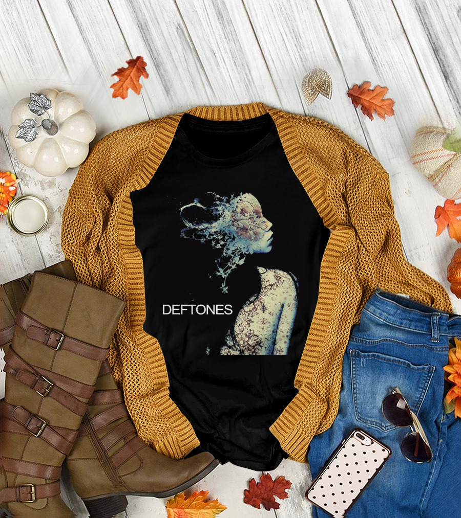 Deftones Floral Abstract Woman T-Shirt