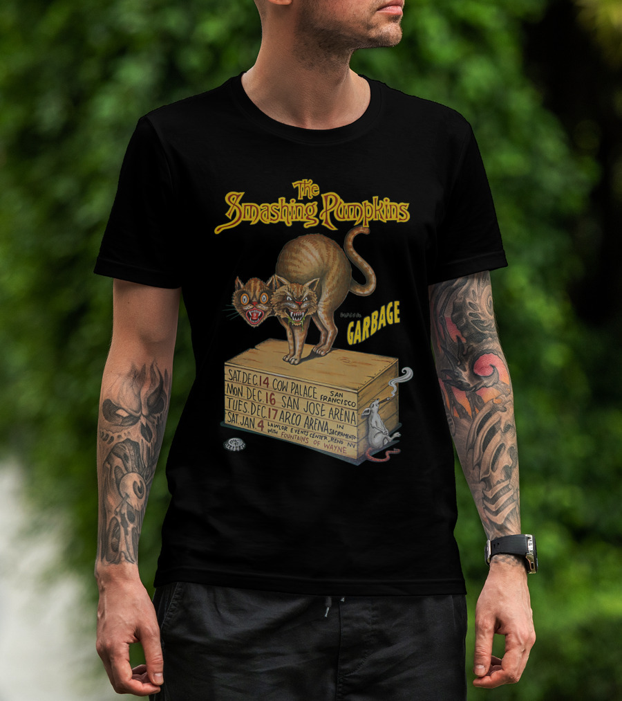 The Smashing Pumpkins Garbage Cow Palace San Jose Arena Arco Arena T-Shirt