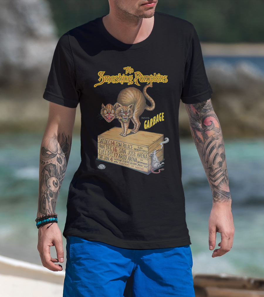 The Smashing Pumpkins Garbage Cow Palace San Jose Arena Arco Arena T-Shirt