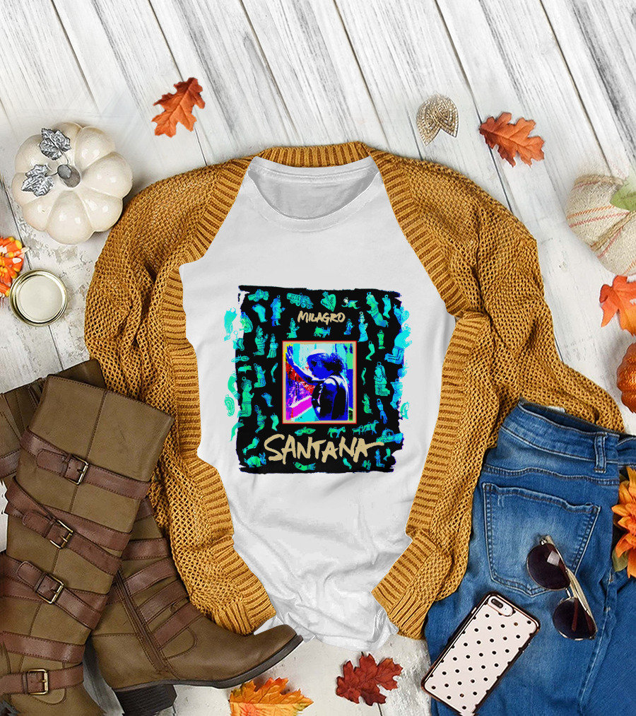 Milagro Santana Album Art Theme T-Shirt