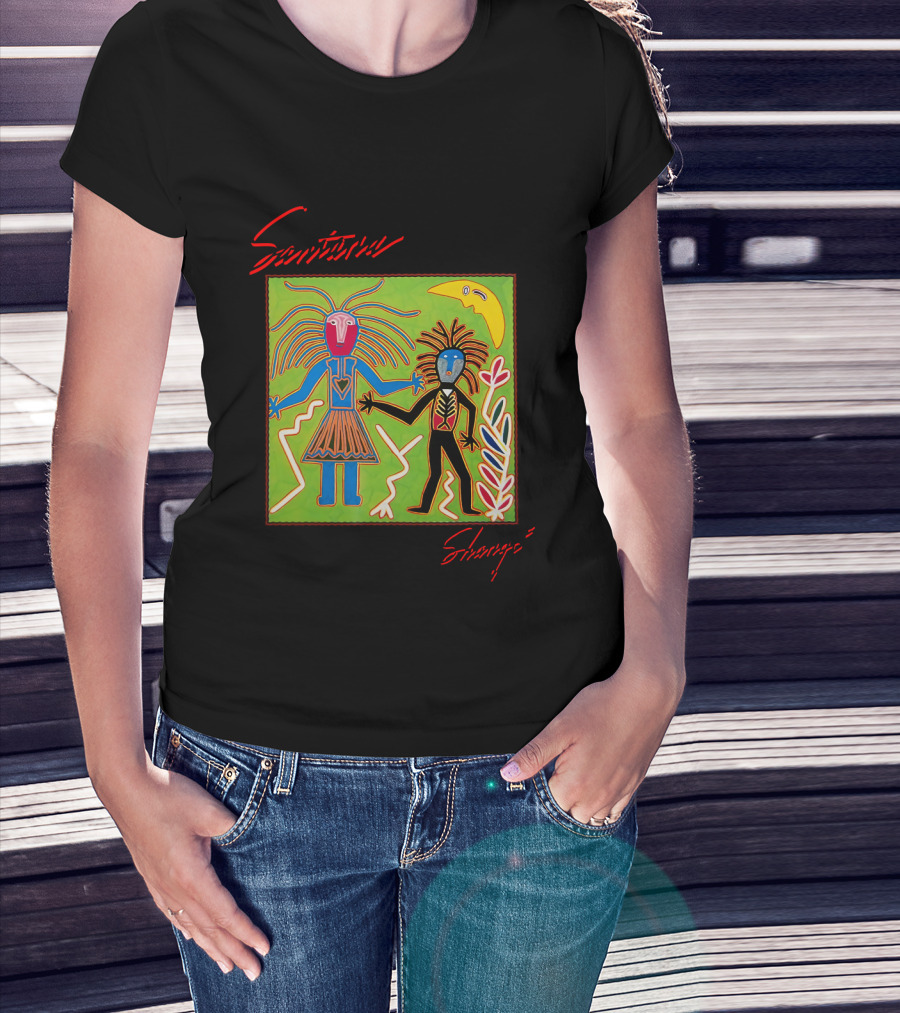 Santana Shango Album Art Colorful Abstract Figures T-Shirt