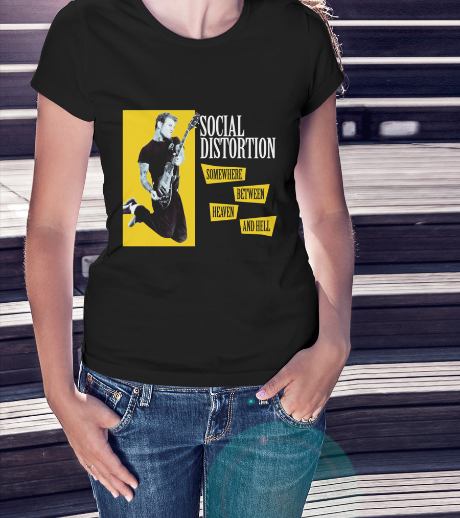 Social Distortion Somewhere Between Heaven And Hell T-Shirt