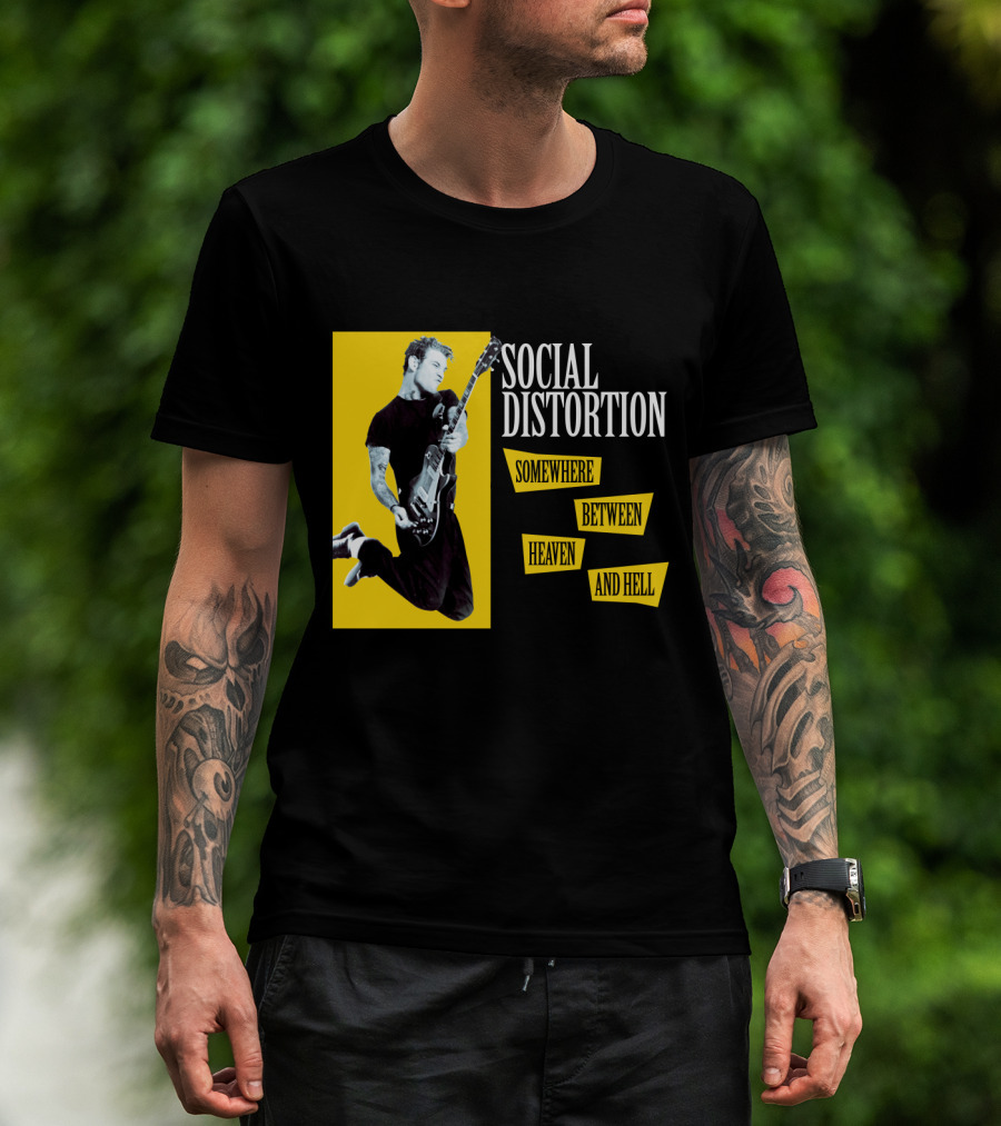 Social Distortion Somewhere Between Heaven And Hell T-Shirt