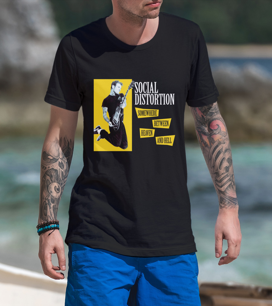 Social Distortion Somewhere Between Heaven And Hell T-Shirt