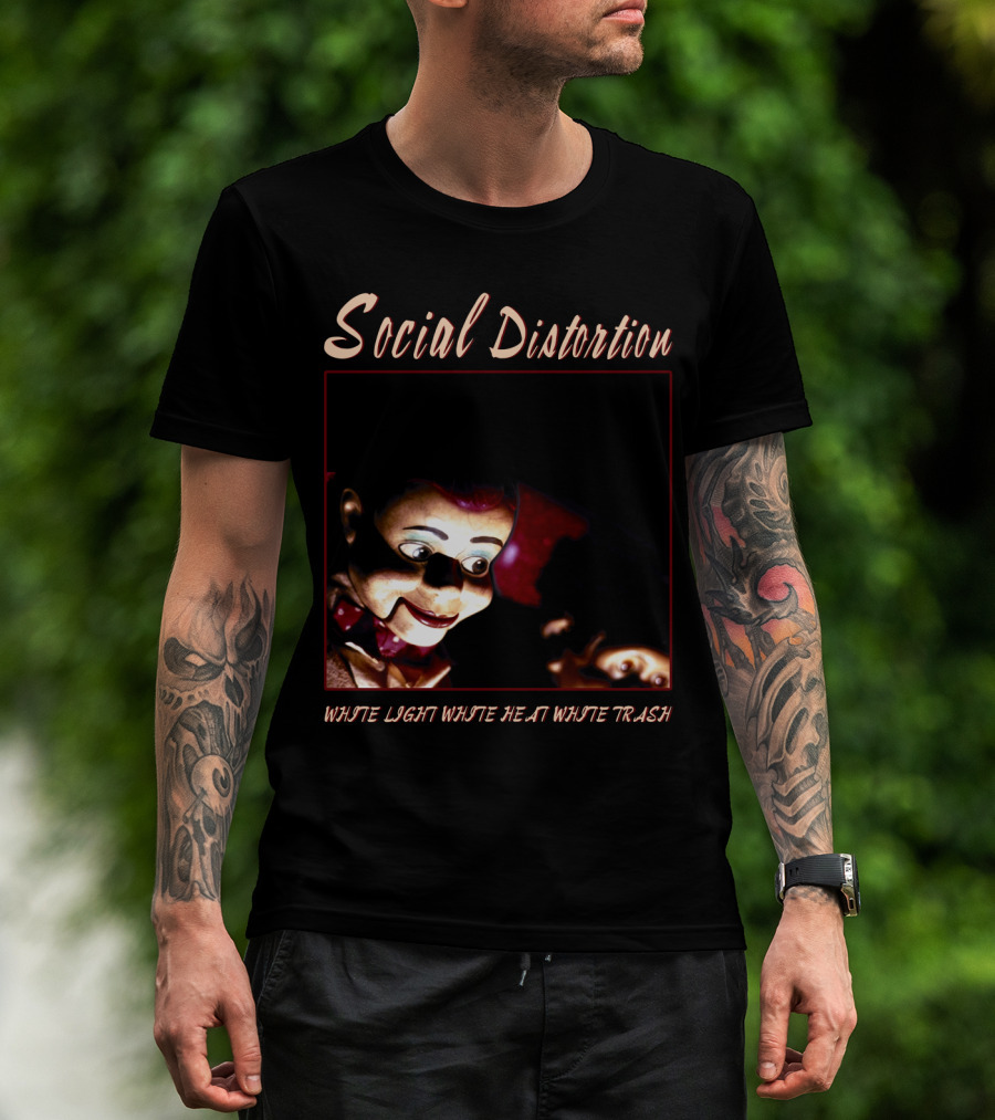 Social Distortion White Light White Heat White Trash T-Shirt