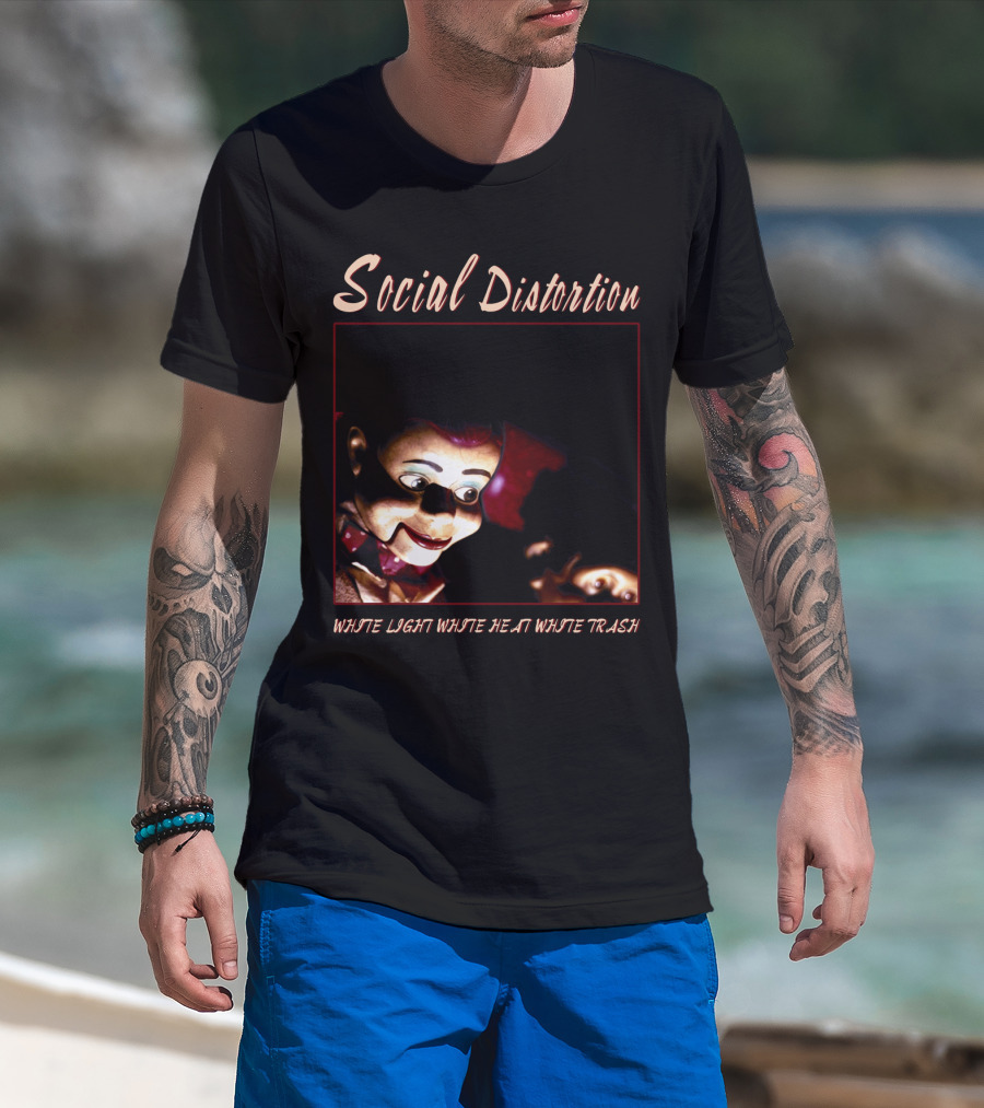 Social Distortion White Light White Heat White Trash T-Shirt