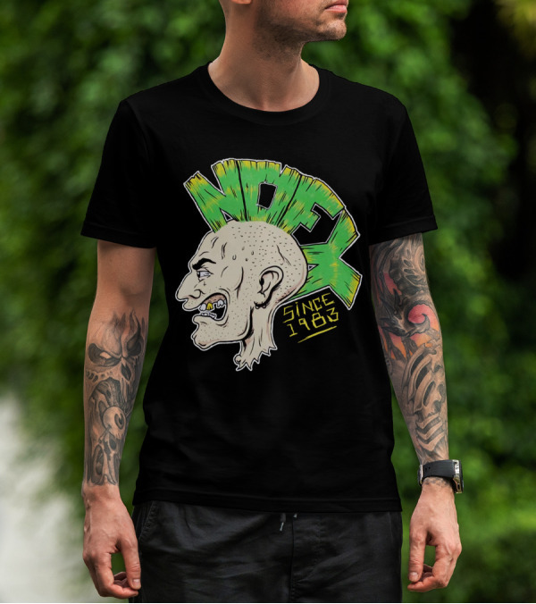 Nofx Since 1983 Punk Mohawk Character T-Shirt