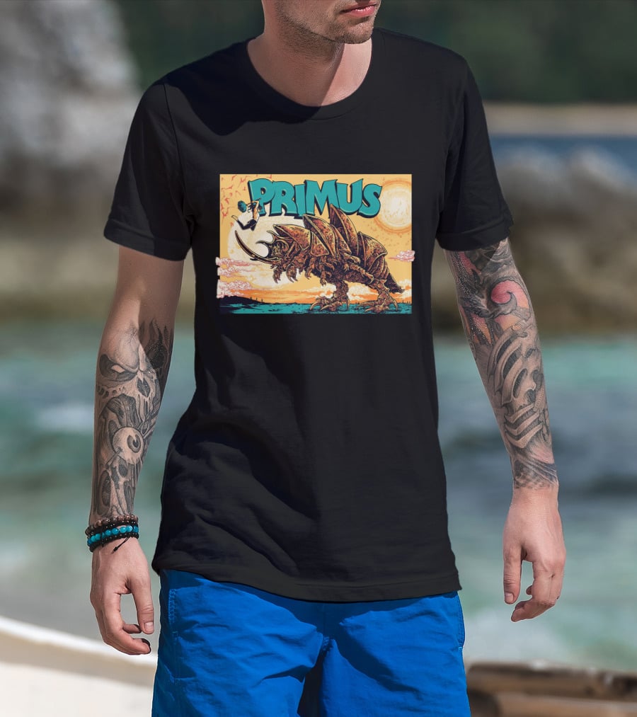 Primus Beetle Astronaut Sun T-Shirt