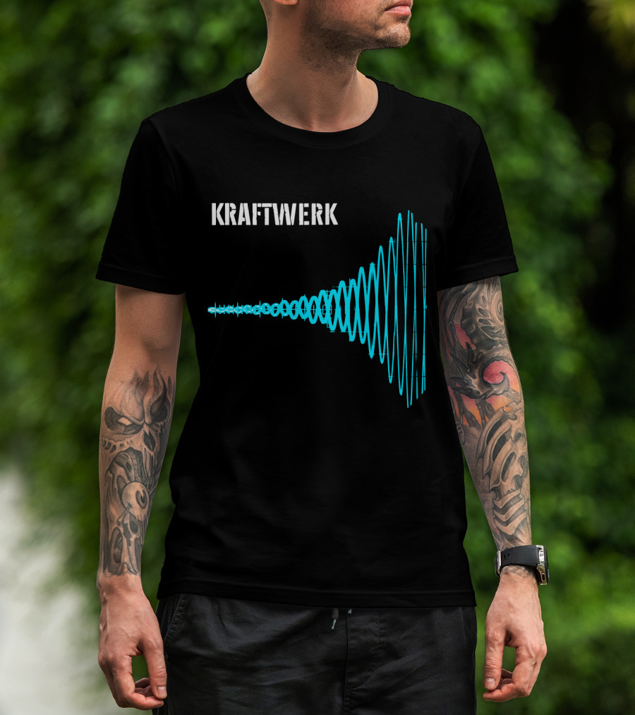 Kraftwerk Blue Sound Waves T-Shirt