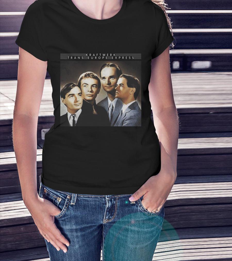 Kraftwerk Trans Europe Express Album Cover Artwork T-Shirt