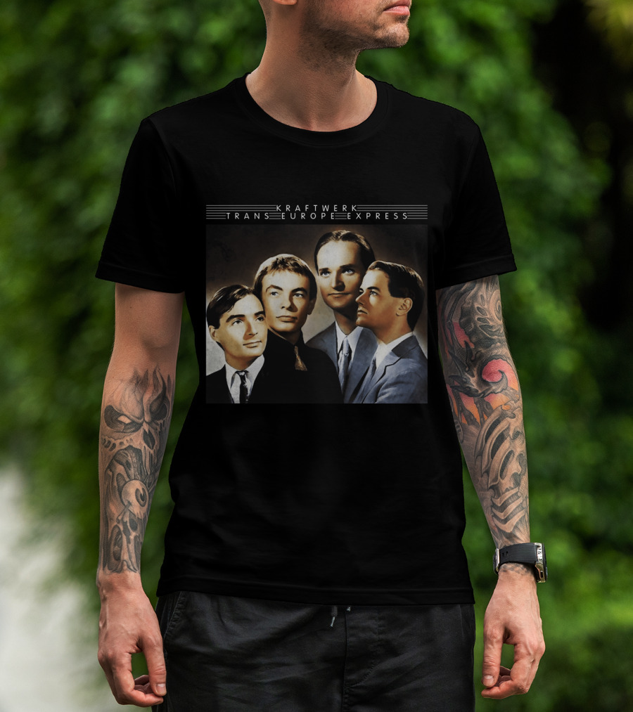 Kraftwerk Trans Europe Express Album Cover Artwork T-Shirt