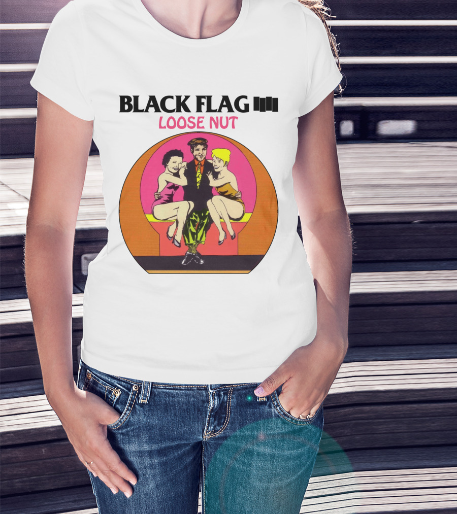 Black Flag Loose Nut Album Cover Art T-Shirt
