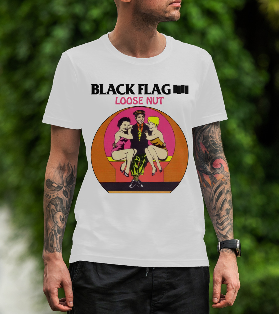 Black Flag Loose Nut Album Cover Art T-Shirt