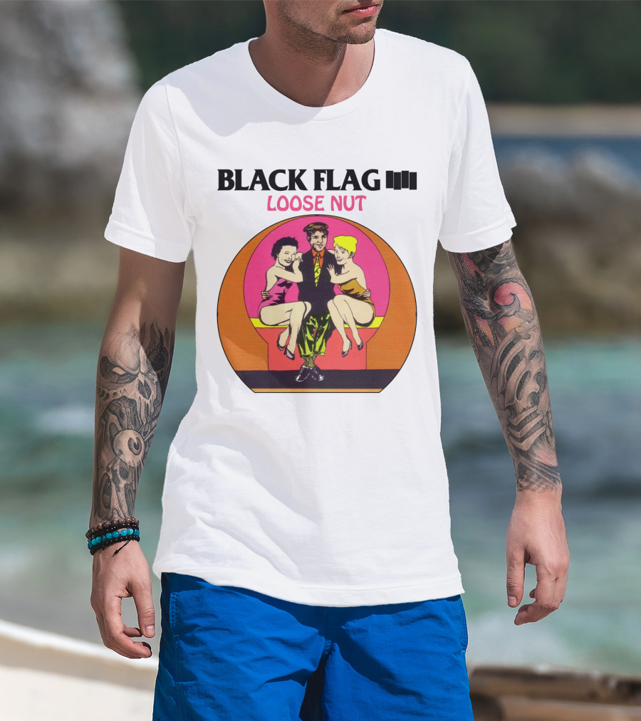 Black Flag Loose Nut Album Cover Art T-Shirt