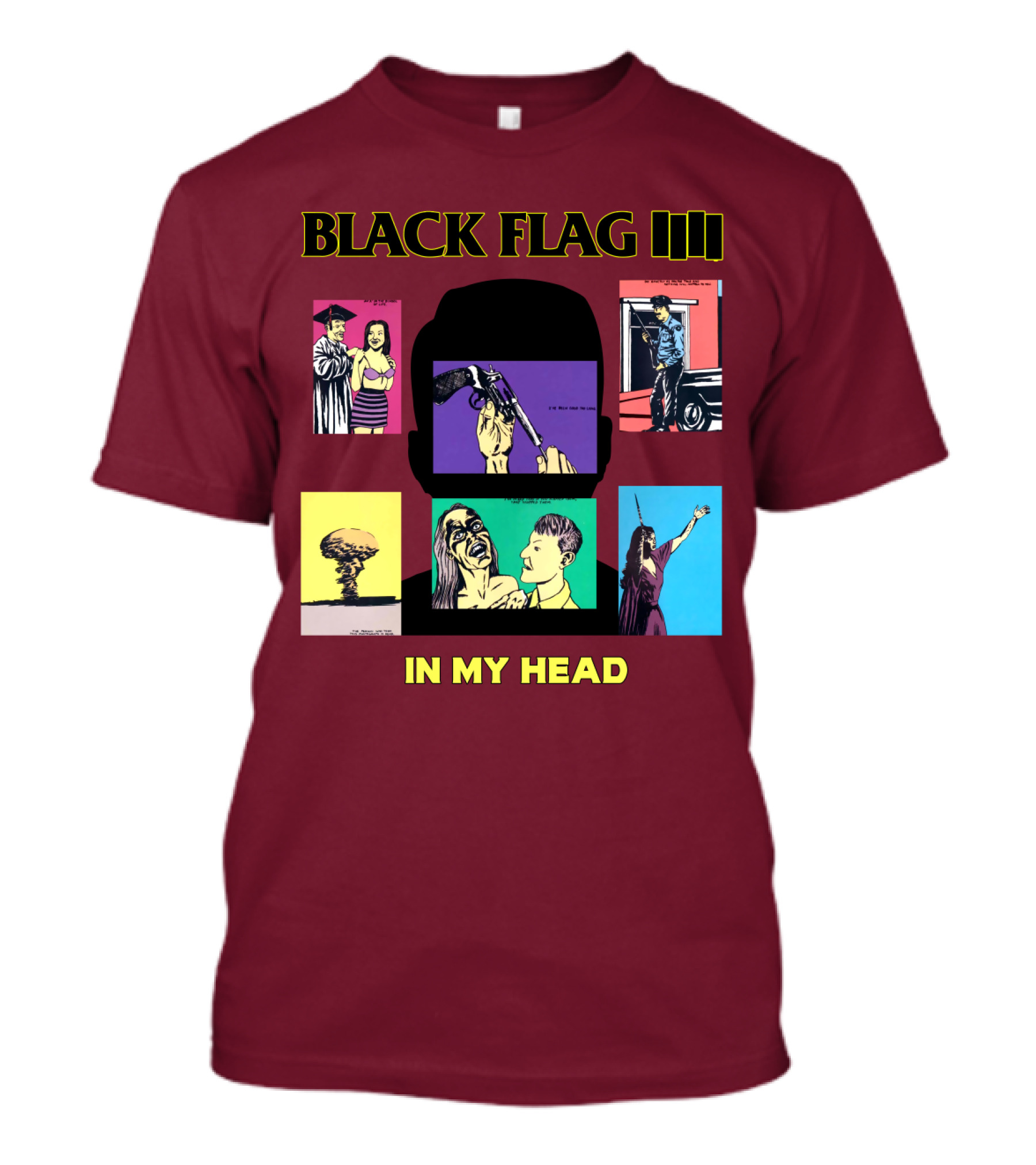 Black Flag Iiii In My Head T-Shirt
